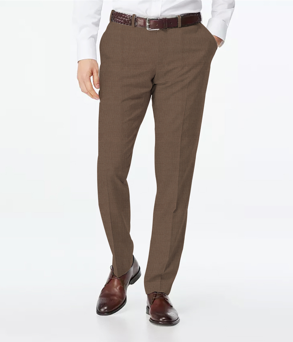 Tailor Made Brown Pants Dress Trousers Made to Order | Starting At 45$