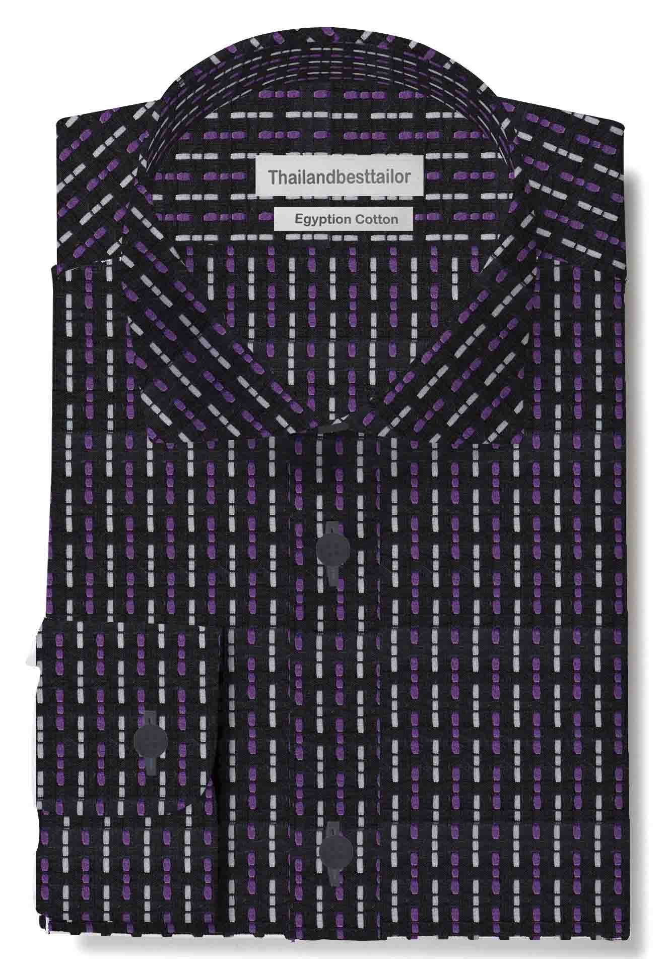 Black Stripe Dress Shirts Tailor Made 